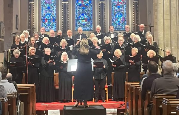 Singing at the Civic Service